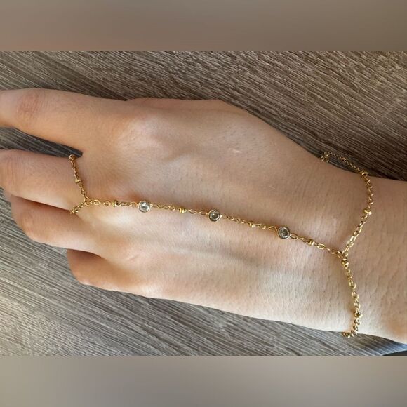 Bohemian hand chain N531 - Picture 5 of 5